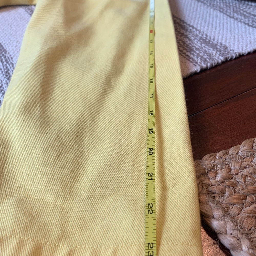BFA CLASSIC Vintage Bright Yellow Embroidery Jacket Floral Design Size L Petite - Picture 10 of 16